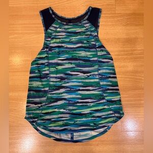 Lululemon Seven Wonders Multi Hero Blue Tank Top